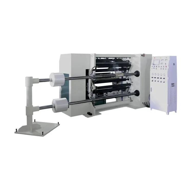 Machine de rembobinage de refendage de film PV PET PVC BOPP