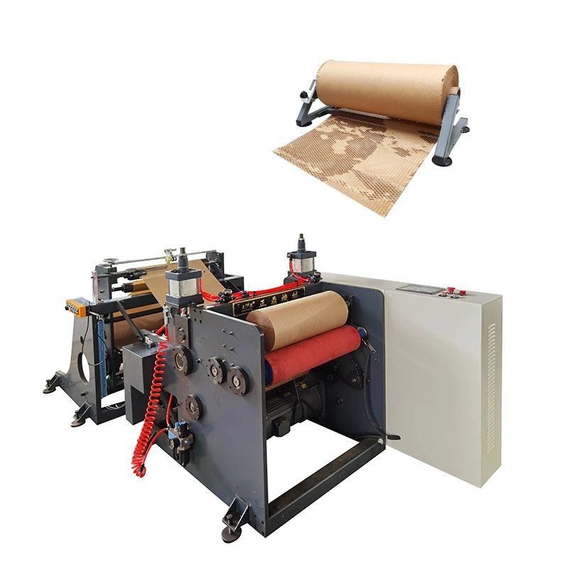 Machine de découpe de rouleaux de papier à mailles de papier kraft